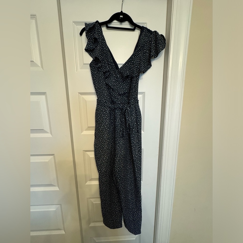 Banana Republic Navy Jumpsuit